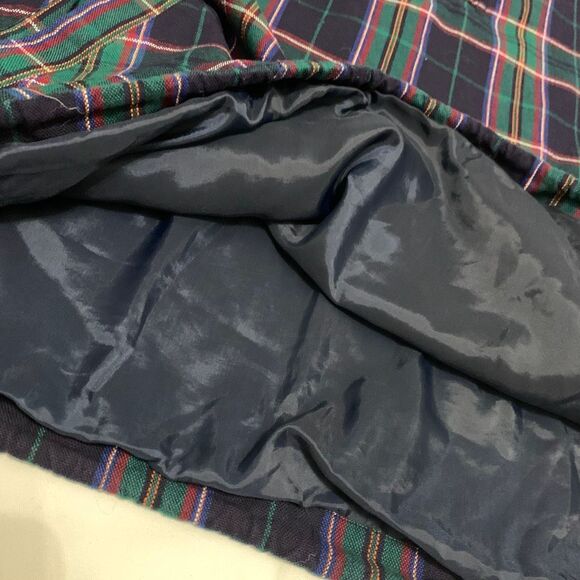 Pendleton Vintage 1/4 button tartan plaid pullover windbreaker pocket XL - Picture 8 of 10